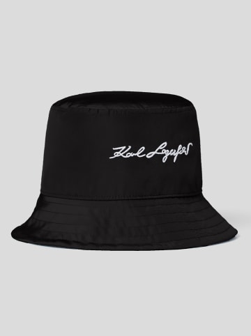 Karl Lagerfeld Fischerhut in Schwarz