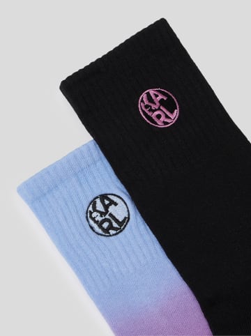 Karl Lagerfeld 2-delige set: sokken roze/zwart