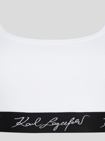 Karl Lagerfeld Bustier in Weiß