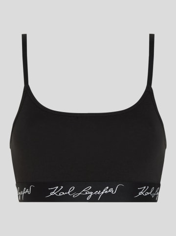 Karl Lagerfeld Bustier in Schwarz