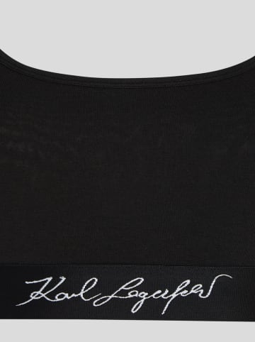 Karl Lagerfeld Bustier in Schwarz