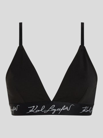 Karl Lagerfeld Top w kolorze czarnym