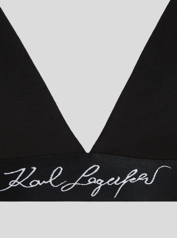 Karl Lagerfeld Bustier in Schwarz