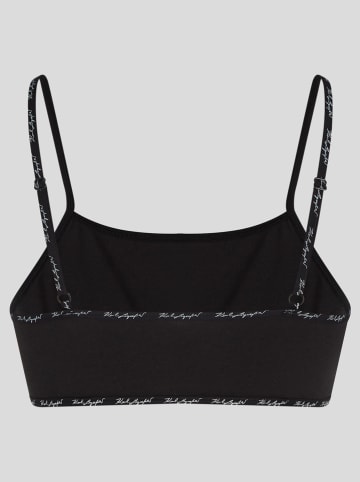 Karl Lagerfeld Bustier in Schwarz