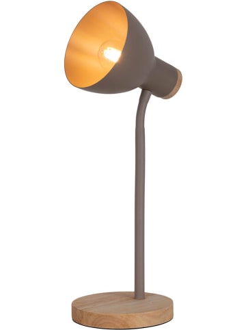 näve Schreibtischleuchte in Braun - (H)36,5 x Ø 14 cm