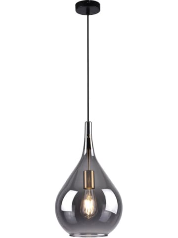 näve Pendellamp "Gota" grijs - (H)150 x Ø 25 cm