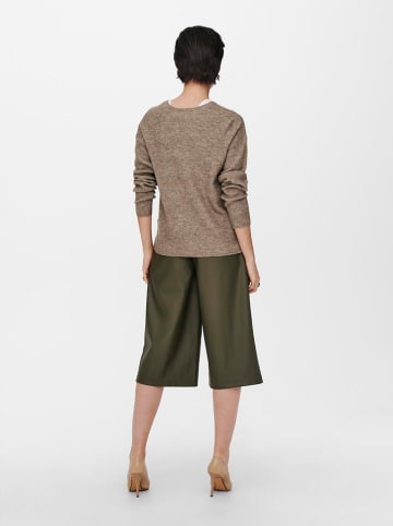 ONLY Sweter "Camilla" w kolorze brązowym