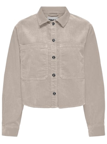 ONLY Corduroyjas lichtgrijs