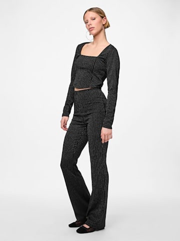Pieces Legginsy w kolorze czarnym