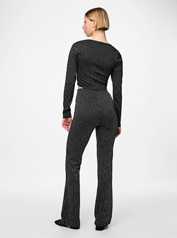 Pieces Legginsy w kolorze czarnym