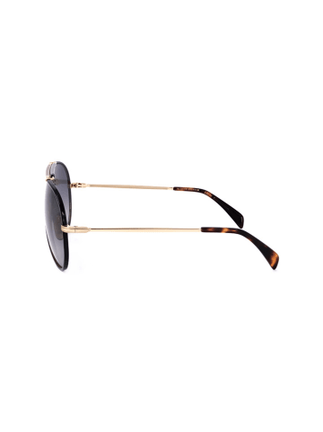 David Beckham Herren-Sonnenbrille in Schwarz-Gold/ Dunkelblau