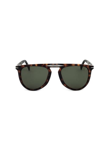 David Beckham Herren-Sonnenbrille in Braun/ Grün