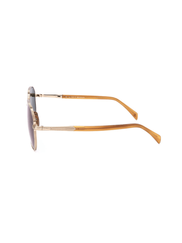 David Beckham Herren-Sonnenbrille in Gold/ Schwarz