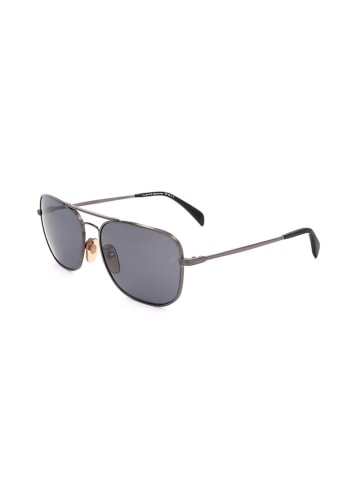 David Beckham Herren-Sonnenbrille in Silber/ Dunkelblau