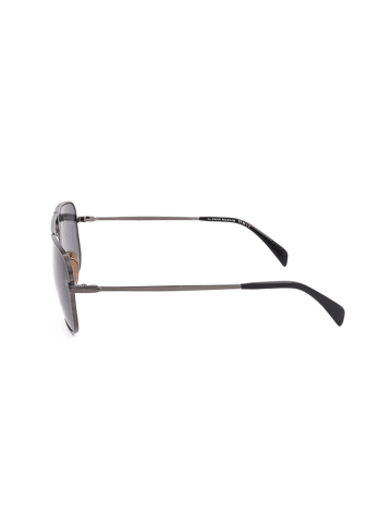 David Beckham Herren-Sonnenbrille in Silber/ Dunkelblau