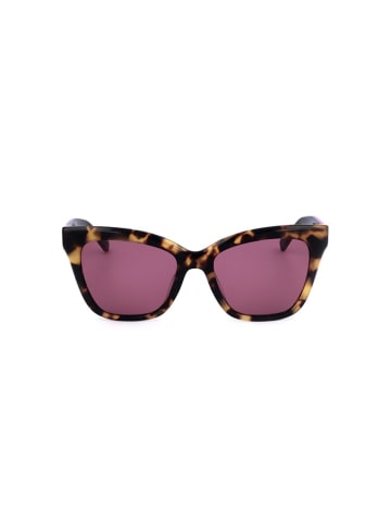 Longchamp Damen-Sonnenbrille in Braun/ Lila