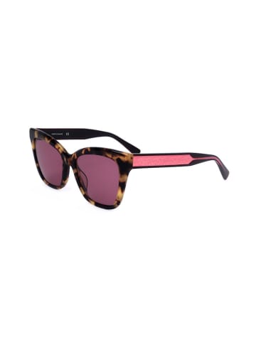 Longchamp Damen-Sonnenbrille in Braun/ Lila