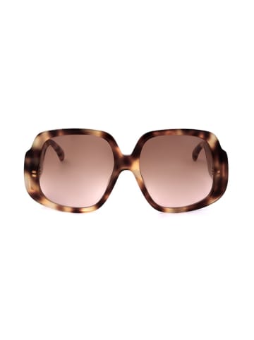 Longchamp Damen-Sonnenbrille in Braun/ Hellbraun