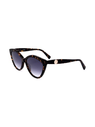 Longchamp Damen-Sonnenbrille in Schwarz/ Dunkelblau
