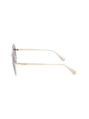 Max&Co Damskie okulary przeciwsłoneczne w kolorze złoto-błękitnym
