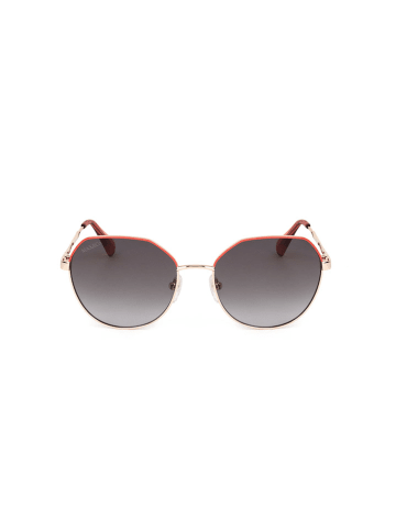 Max&Co Damen-Sonnenbrille in Gold-Orange/ Grau