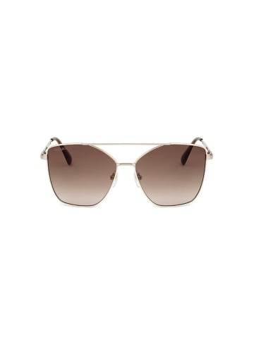 Max&Co Damen-Sonnenbrille in Gold/ Hellbraun