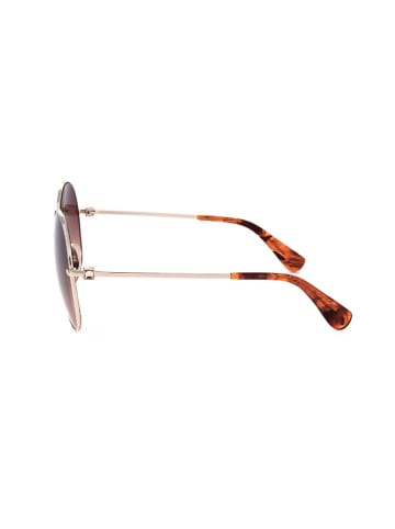 MaxMara Damen-Sonnenbrille in Gold/ Braun