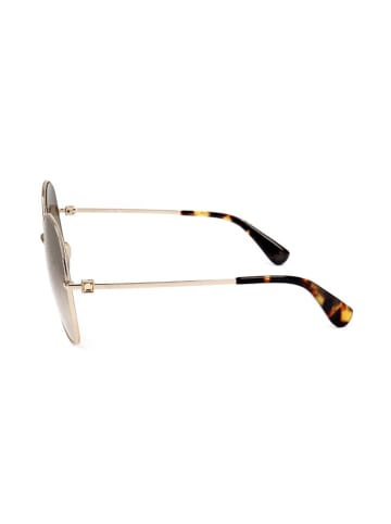 MaxMara Damen-Sonnenbrille in Gold/ Khaki
