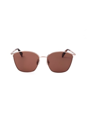 MaxMara Damen-Sonnenbrille in Gold/ Hellbraun