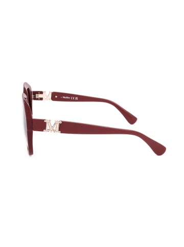 MaxMara Damen-Sonnenbrille in Bordeaux/ Braun