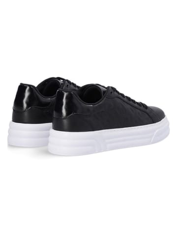 Liu Jo Leder-Sneakers in Schwarz