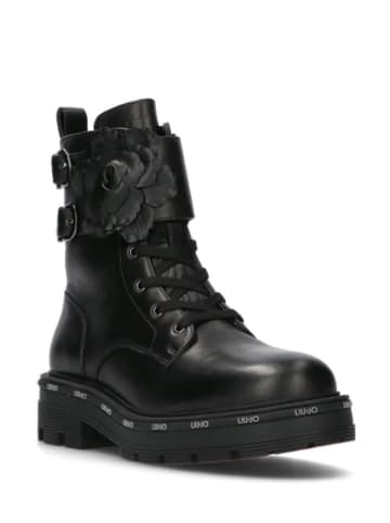 Liu Jo Leren boots zwart