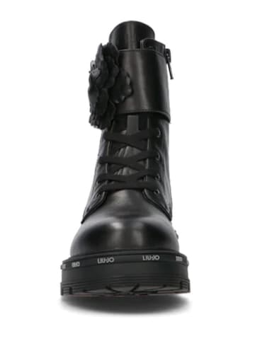 Liu Jo Leren boots zwart