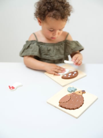 FABELAB Holzpuzzle "Mushroom & Hedgehog" - ab 12 Monaten