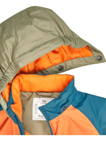 Playshoes Ski-/ Snowboardjacke in Blau/ Orange/ Khaki