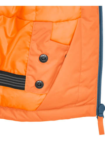 Playshoes Ski-/ Snowboardjacke in Blau/ Orange/ Khaki