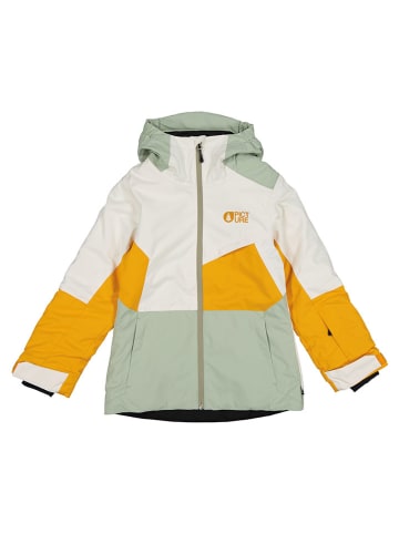 PICTURE Ski-/ Snowboardjacke "Kamelya" in Weiß/ Orange/ Türkis