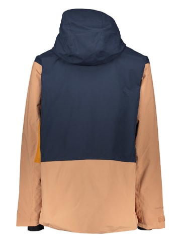 PICTURE Ski-/ Snowboardjacke "Naikoon" in Dunkelblau/ Orange/ Hellbraun