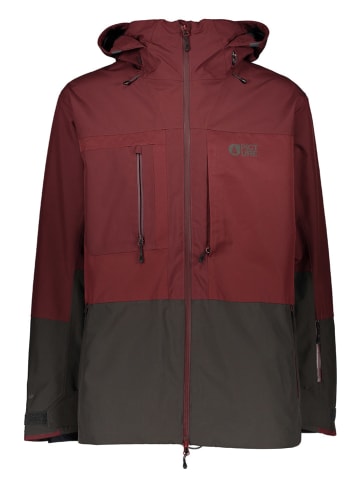 PICTURE Ski-/ Snowboardjacke "Track" in Rot/ Schwarz