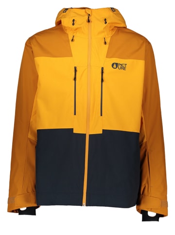 PICTURE Ski-/ Snowboardjacke "Object" in Orange/ Gelb/ Dunkelblau