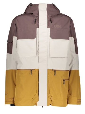 PICTURE Ski-/snowboardjas "U99" paars/wit/geel