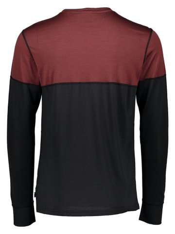 PICTURE Funtioneel shirt zwart/bordeaux