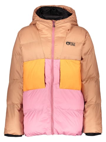 PICTURE Winterjacke "Skarary" in Hellbraun/ Gelb/ Rosa