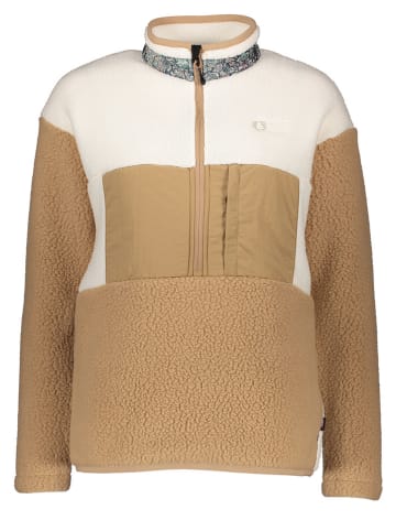 PICTURE Fleece trui "Naatil" lichtbruin/crème