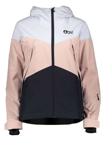 PICTURE Ski-/ Snowboardjacke "Seakrest" in Dunkelblau/ Rosa/ Weiß