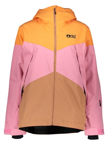 PICTURE Ski-/ Snowboardjacke "Seakrest" in Orange/ Rosa/ Hellbraun
