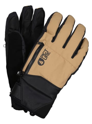 PICTURE Ski-/snowboardhandschoenen "Madson" lichtbruin/zwart