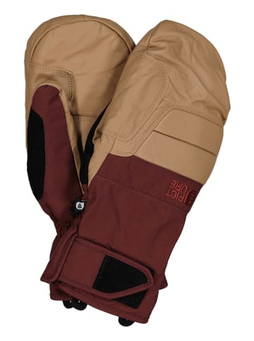 PICTURE Ski-/snowboardwanten "Ancon" rood/lichtbruin