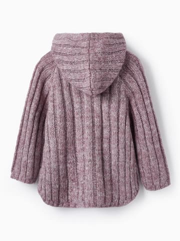 ZIPPY Cardigan in Lila