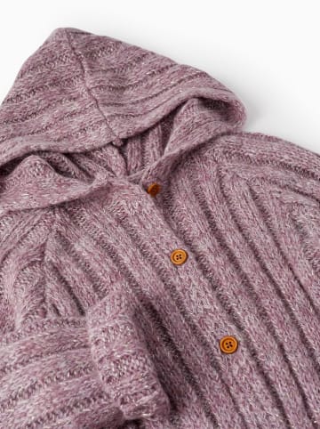 ZIPPY Cardigan in Lila